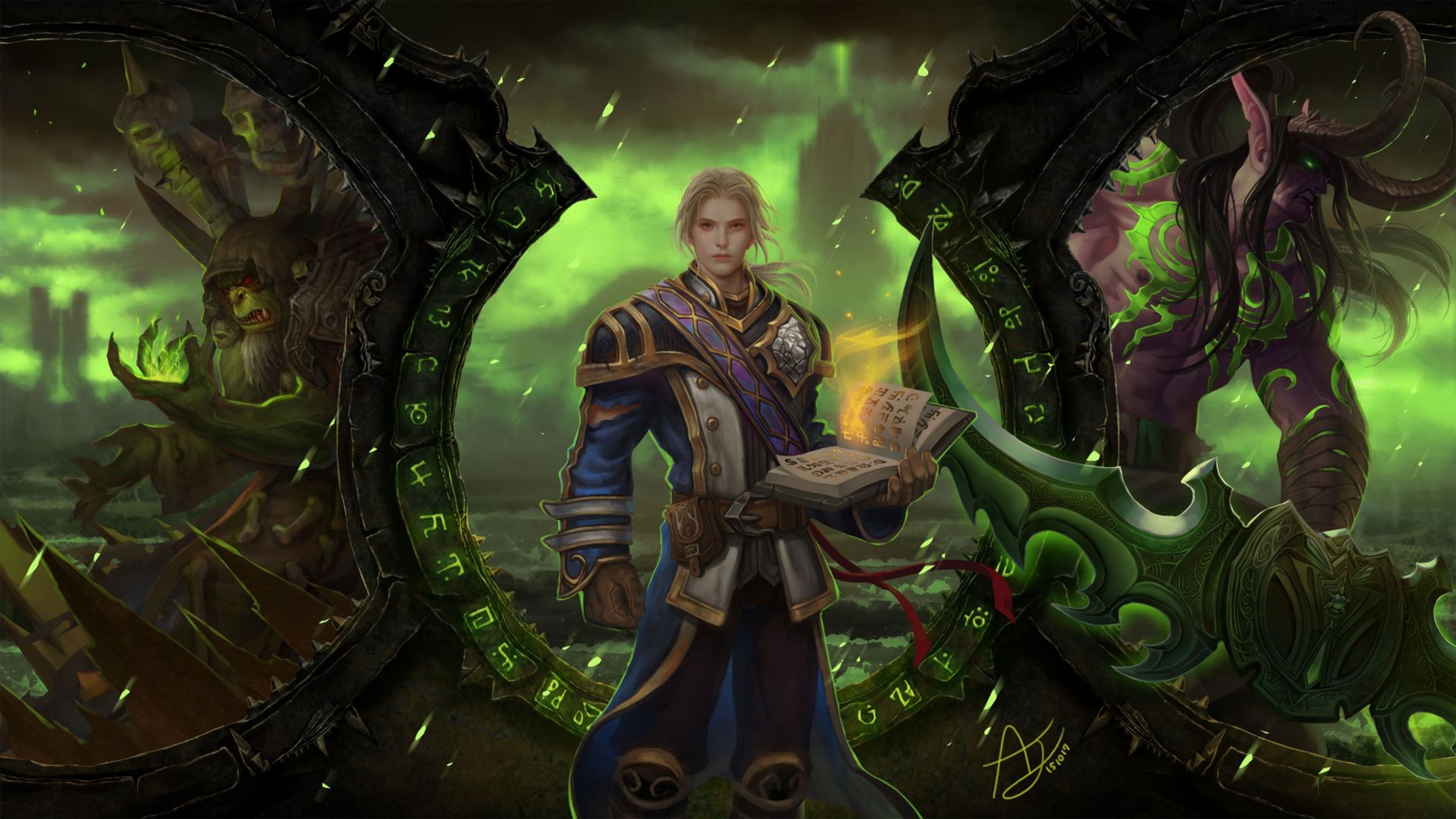 3840x2160 World of Warcraft Legion Wallpaper in Ultra HDK, Desktop