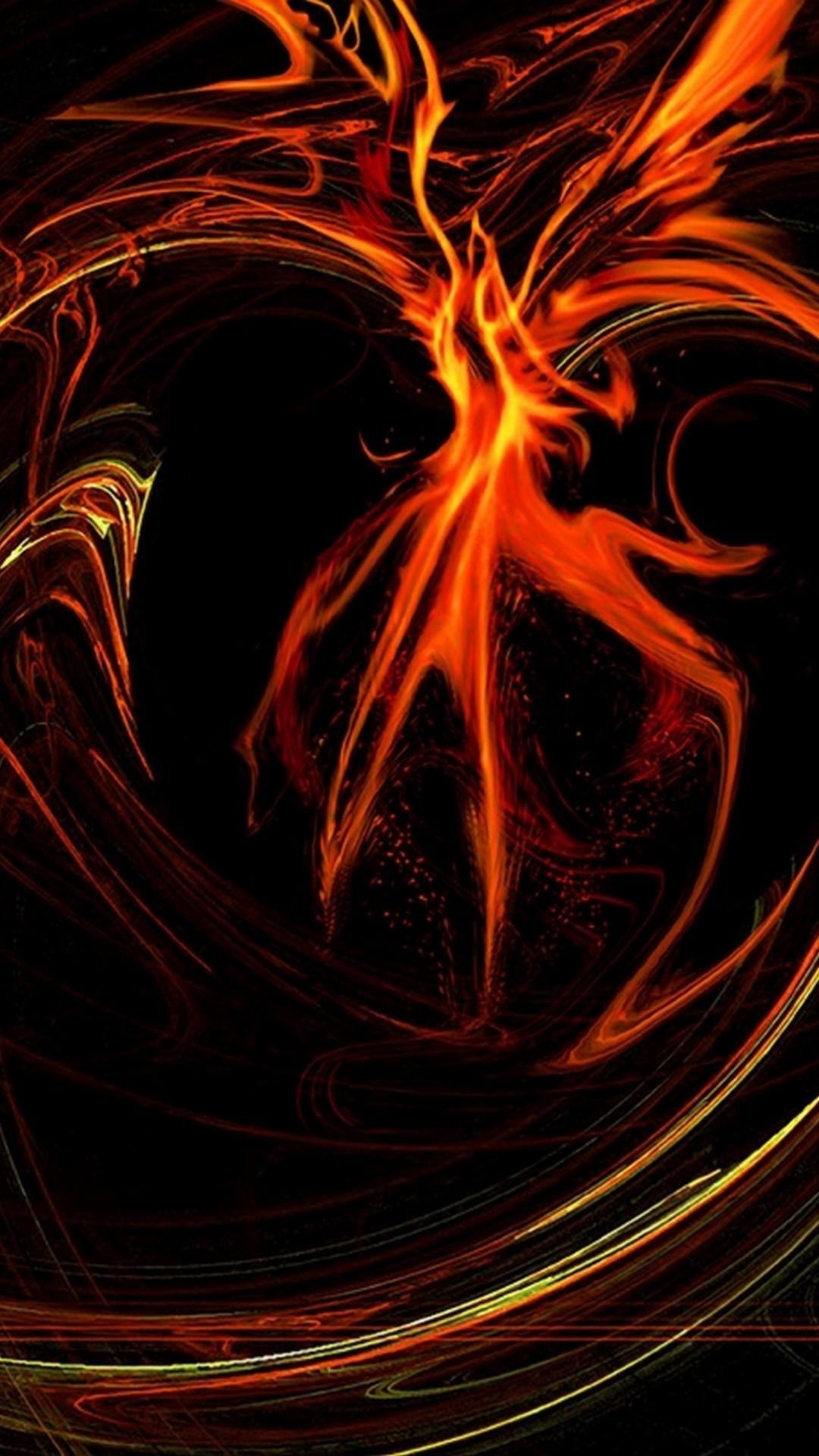 1080x1920 iPhone Wallpaper Dark Phoenix 3D iPhone Wallpaper, Phone