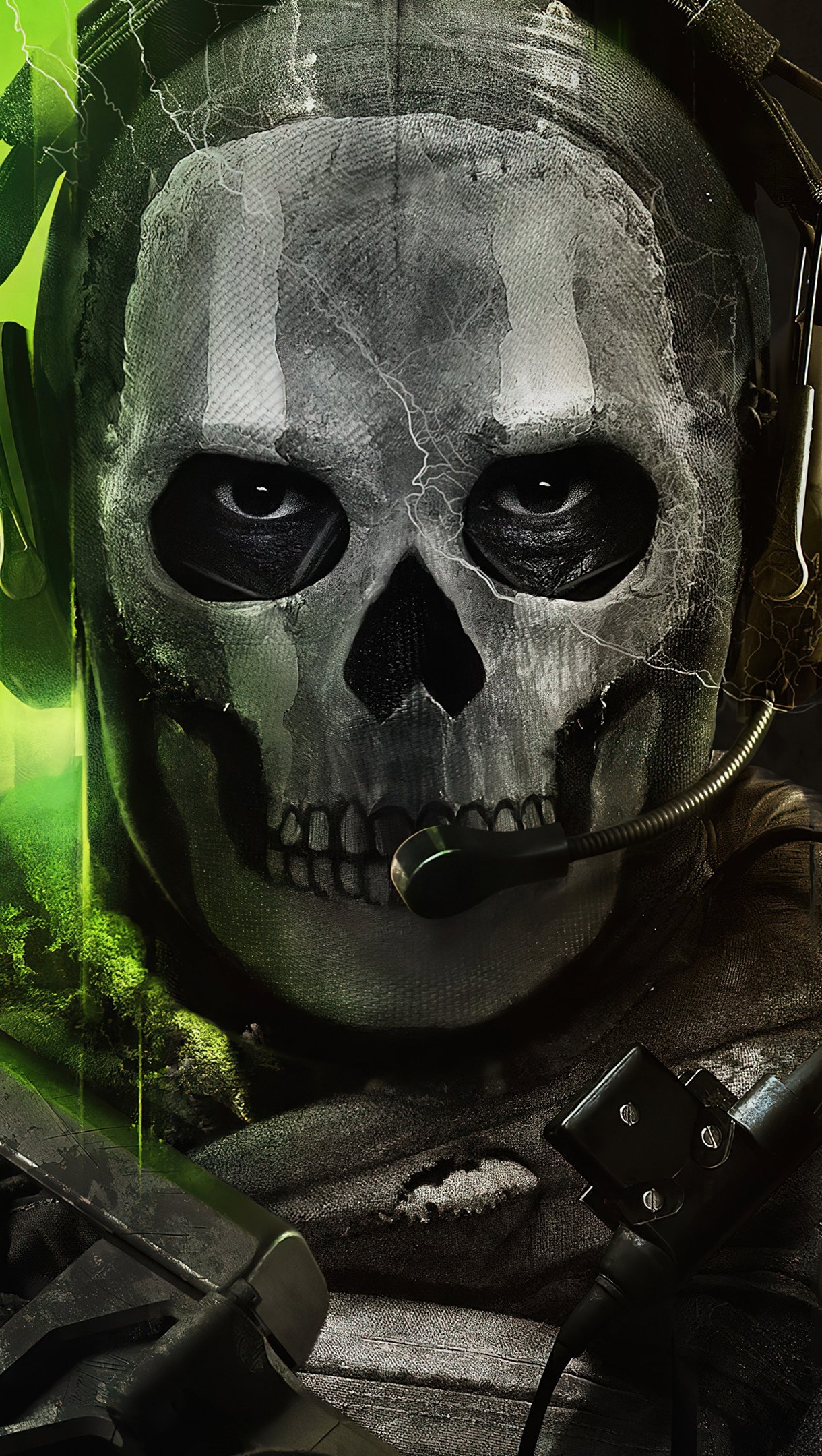 1220x2160 Simon Ghost Riley Call of Duty Modern Warfare 2 Wallpaper 4k Ultra HD, Phone