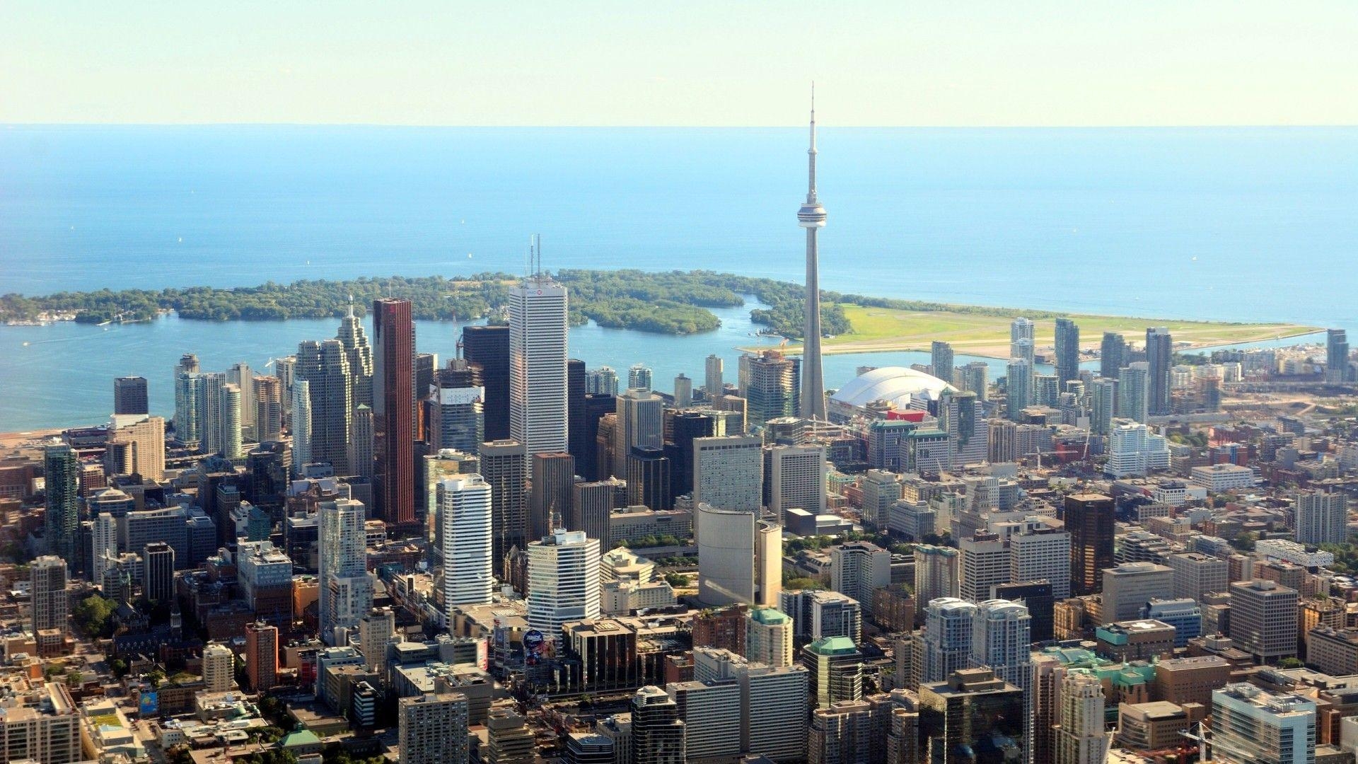 1920x1080 Cityscapes towns skyscrapers Toronto city skyline cities wallpaper, Desktop