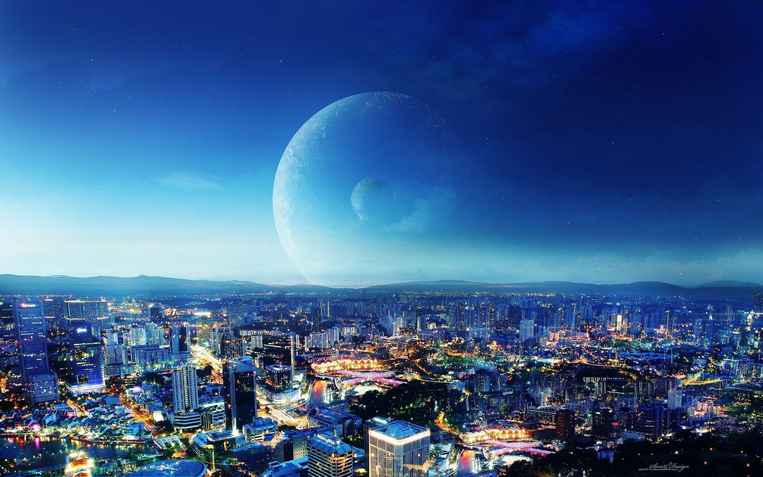 2560x1600 Night City Wallpaper Widescreen, City Wallpaper, Desktop