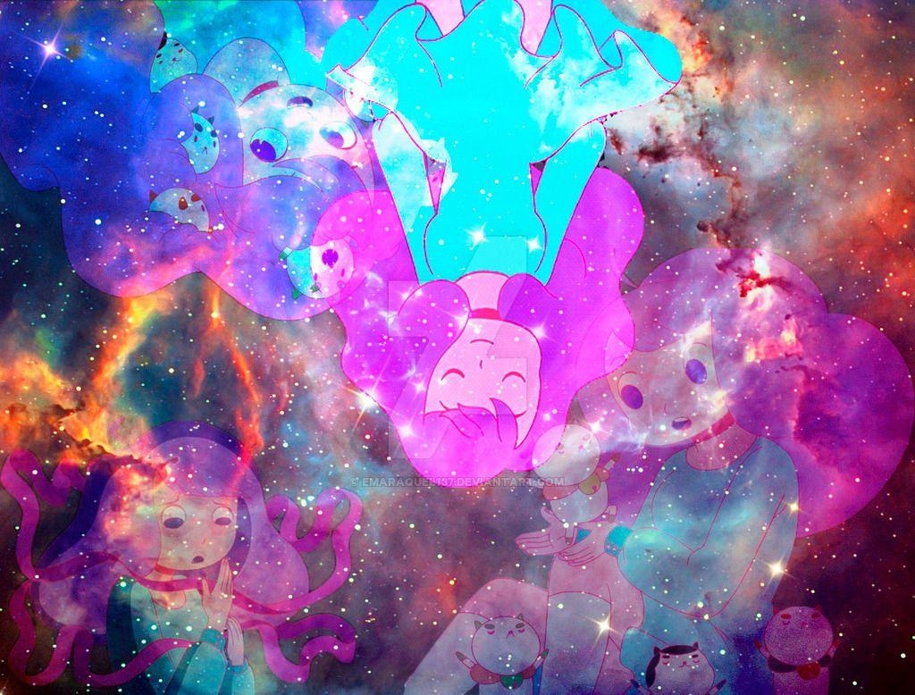 1030x780 Bee and Puppycat galaxy wallpaper, Desktop