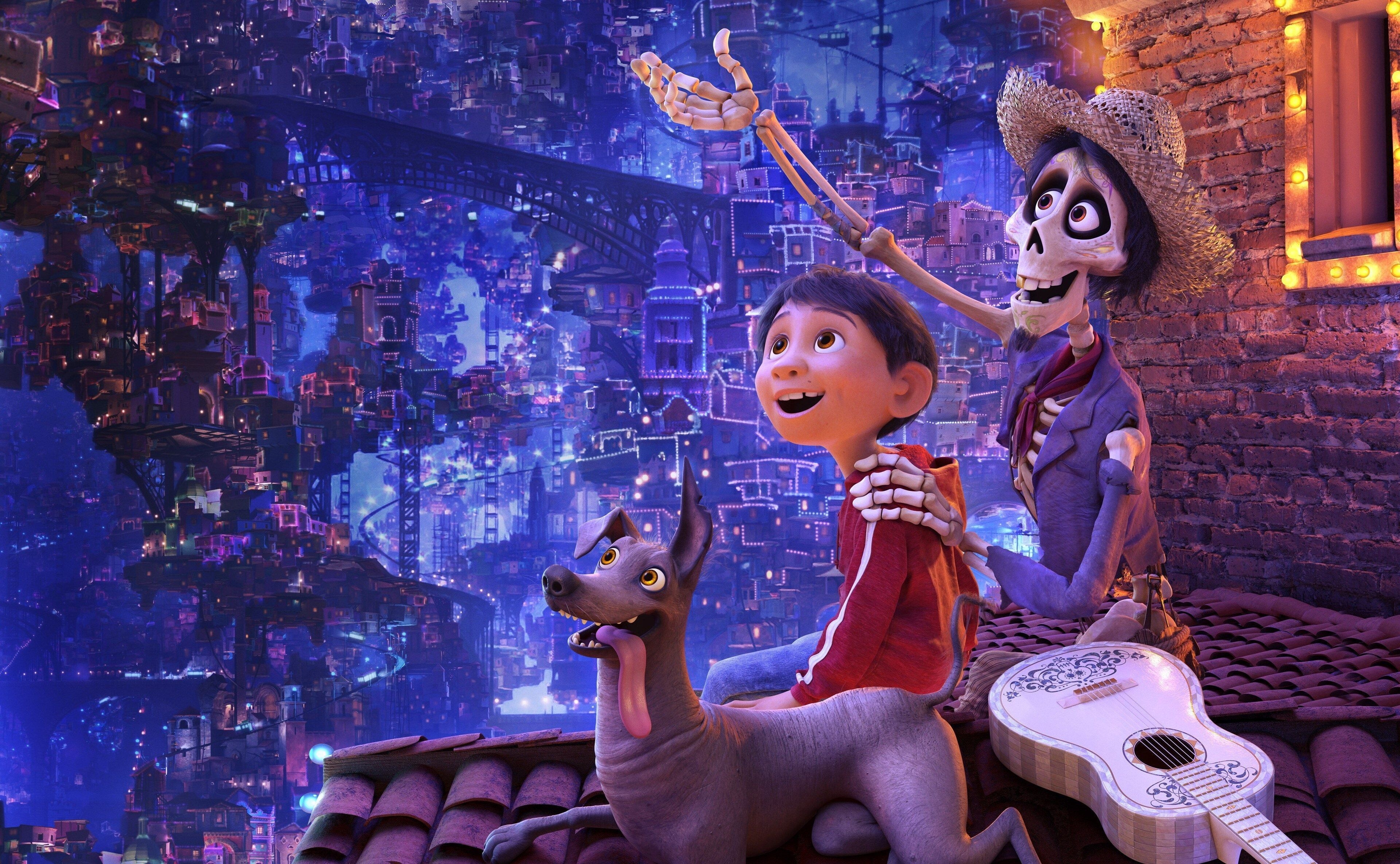 3840x2370 coco 4k free wallpaper downloads for pc. Animated movies, Disney fan art, Disney, Desktop