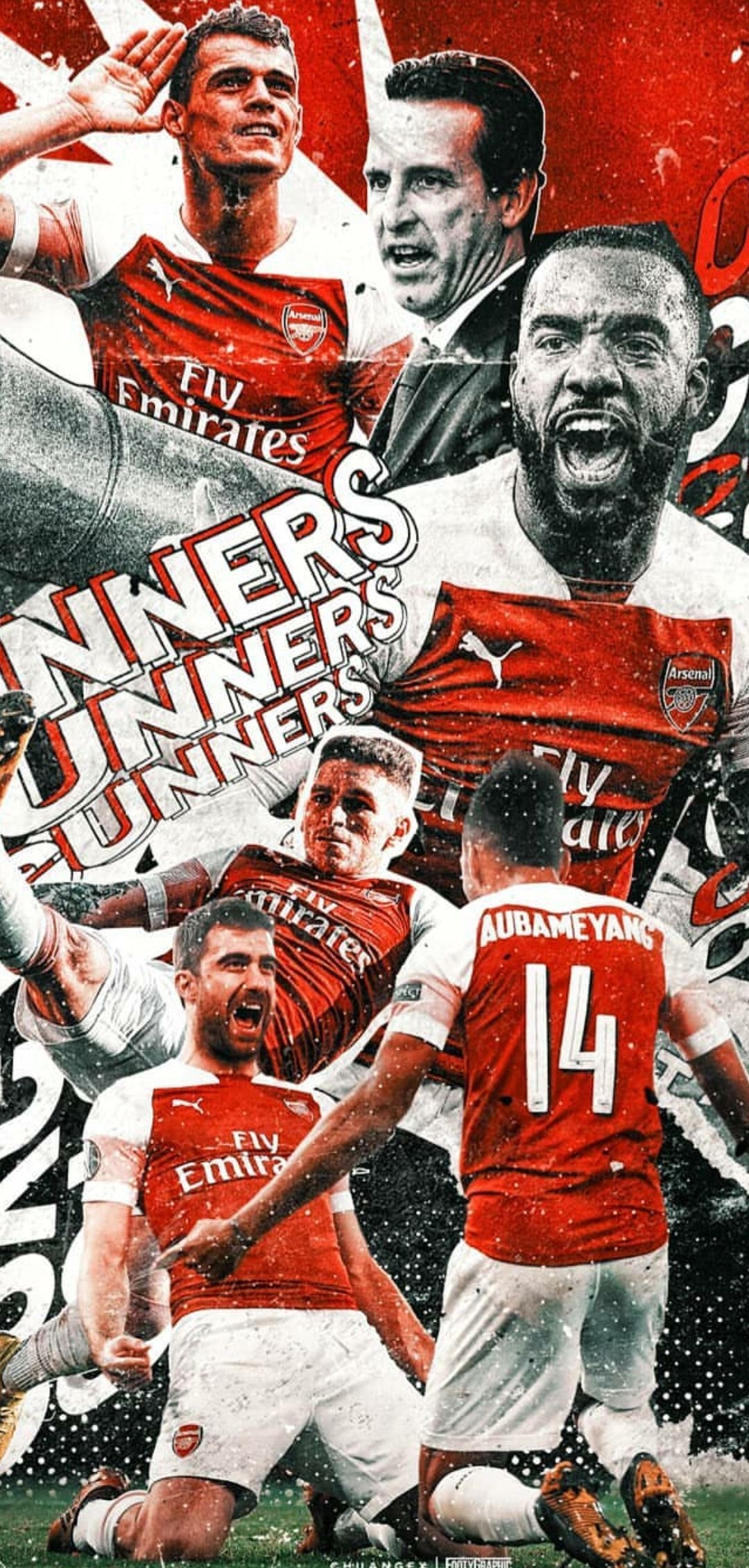 1080x2260 Arsenal Wallpaper, Phone