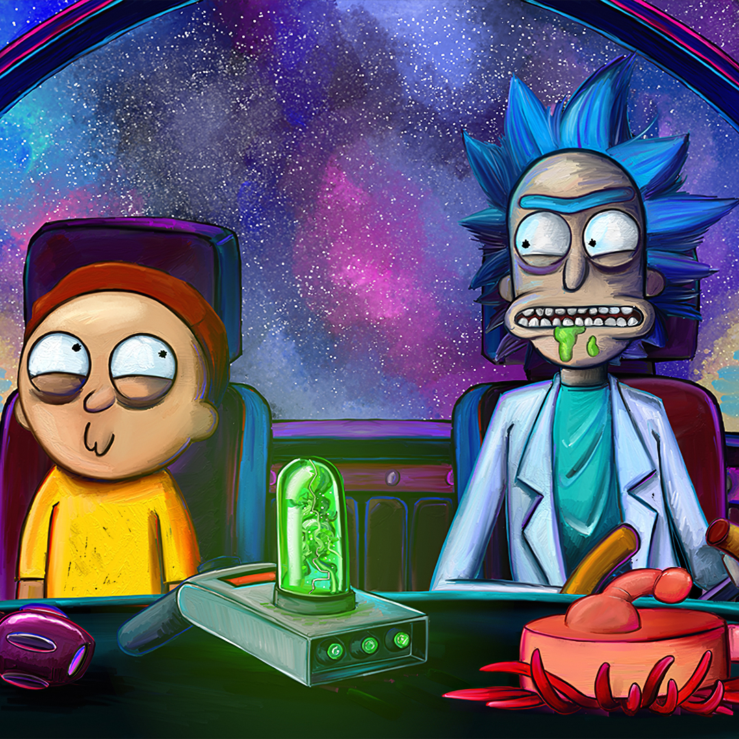 1080x1080 Download Morty Smith Rick Sanchez TV, Phone