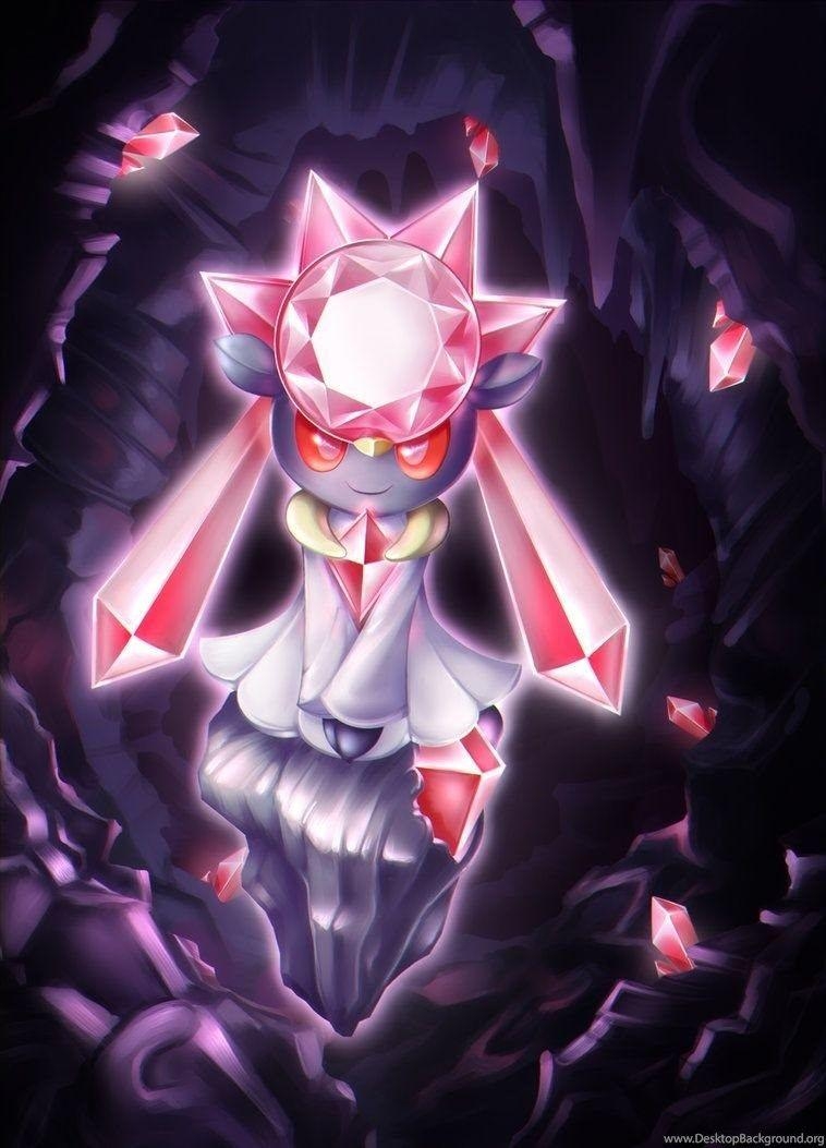 760x1060 Legendary Pokemon Diancie By JacyA Desktop Background, Phone