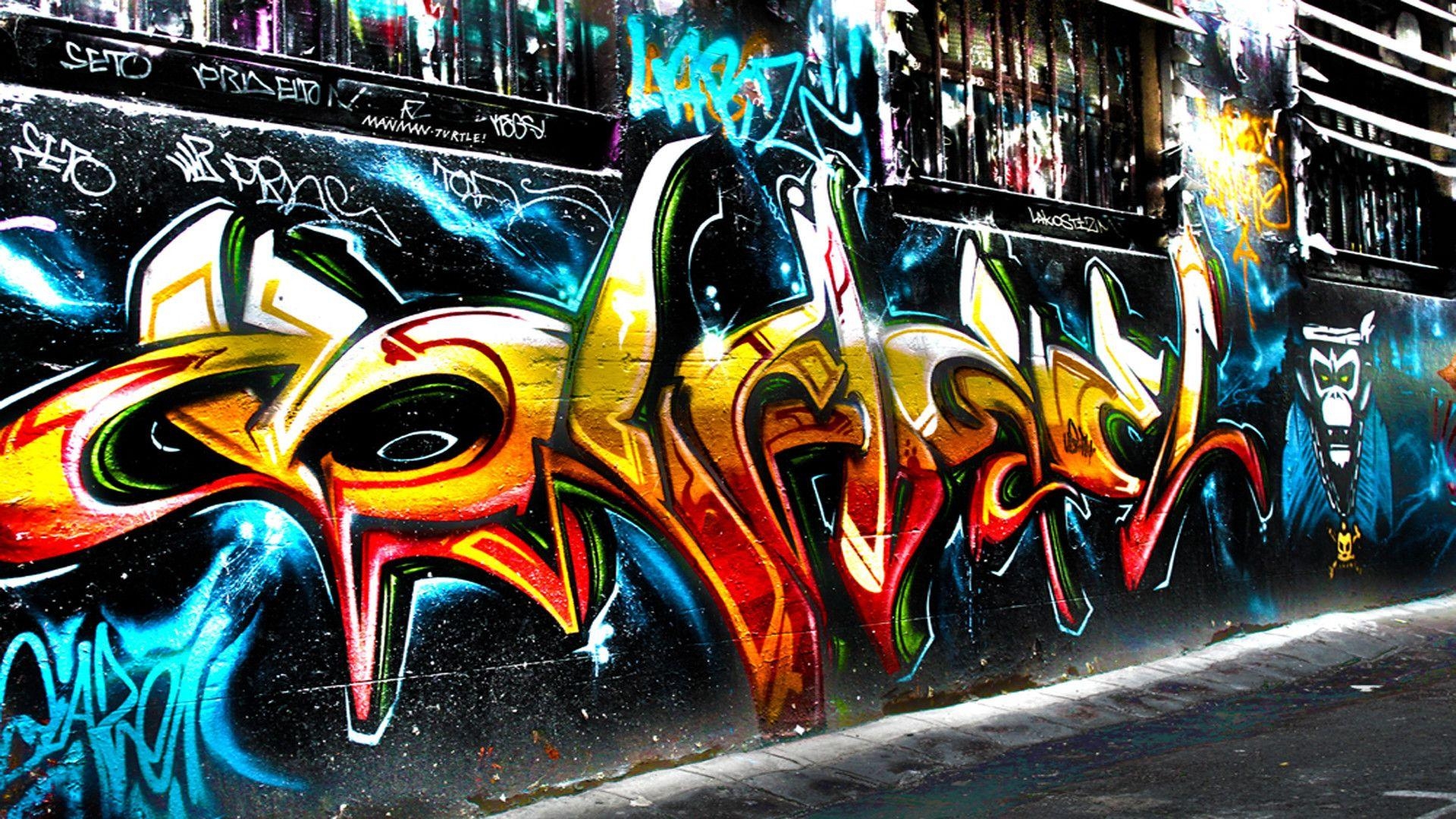 1920x1080 Nike Graffiti Wallpaper, Desktop