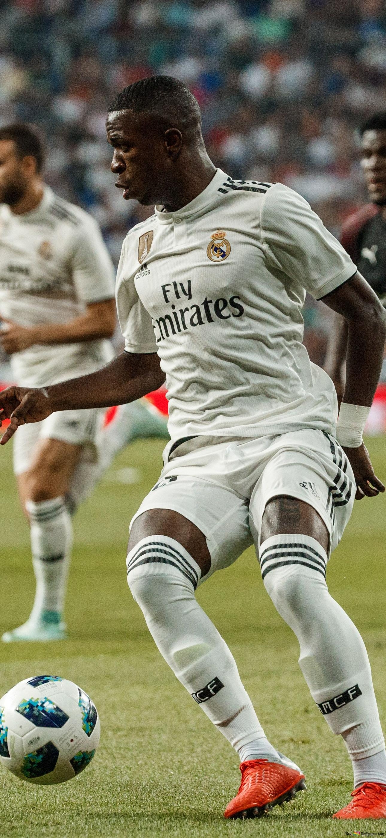 1290x2800 Vinicius Junior, the young forward of Real Madrid HD wallpaper download, Phone