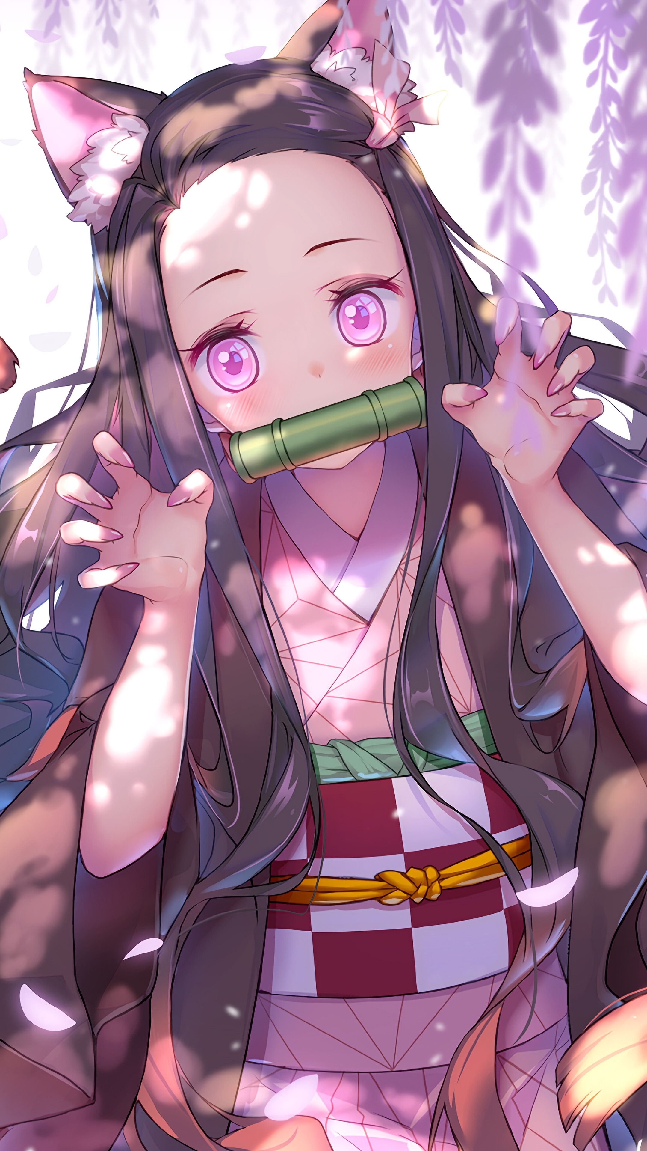 2160x3840 Nezuko Kamado, Cute, (Kimetsu no Yaiba), 4K iPhone 6s, Phone