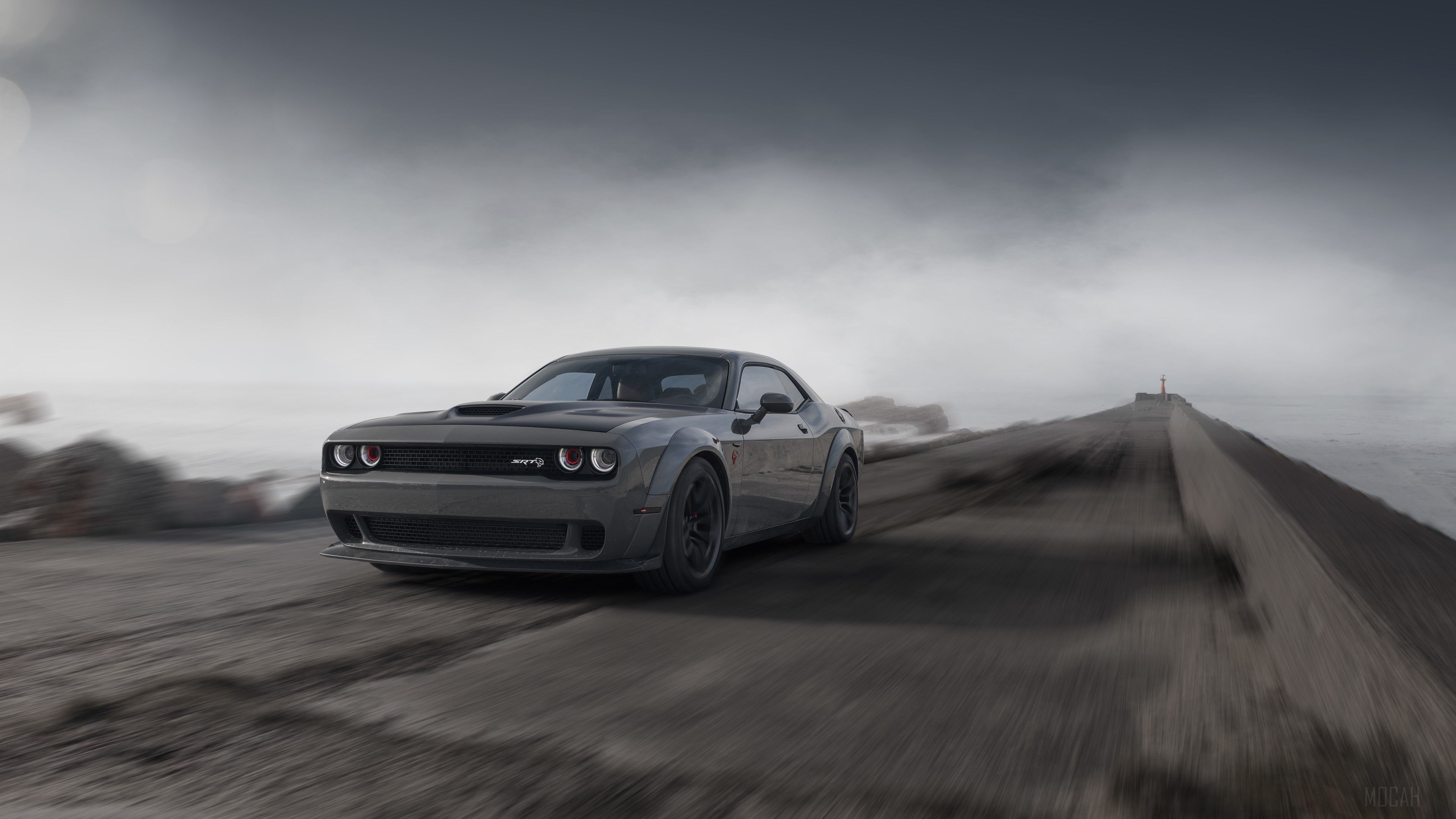 3840x2160 Dodge Challenger Demon SRT Front 4k wallpaper. Mocah HD Wallpaper, Desktop