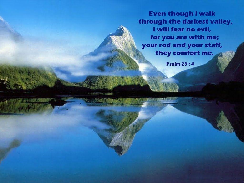 1030x770 Christian Wallpaper: Psalm 23:4, Desktop