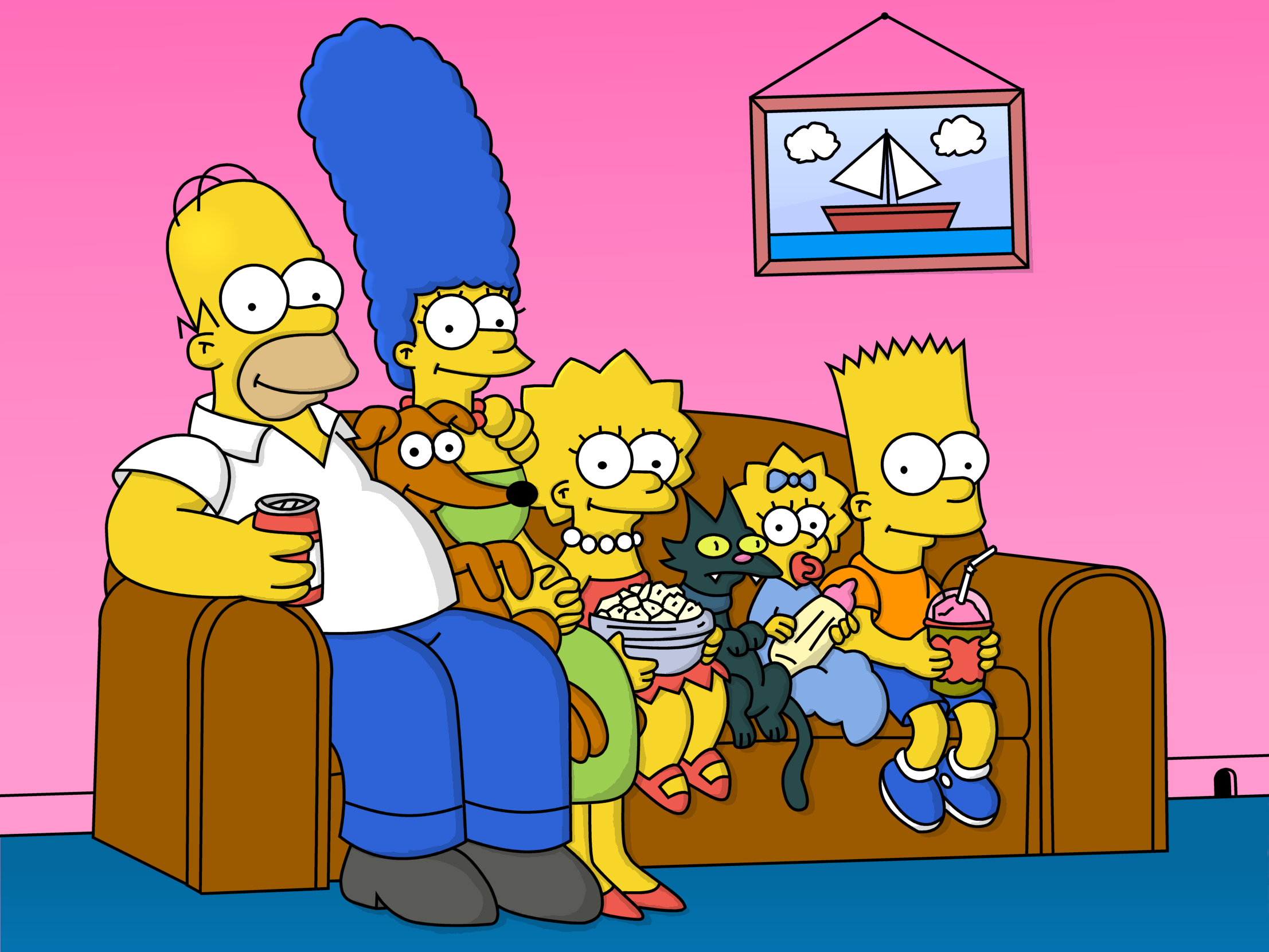 2220x1660 The Simpsons Family Wallpaper Image for MacBook, Desktop