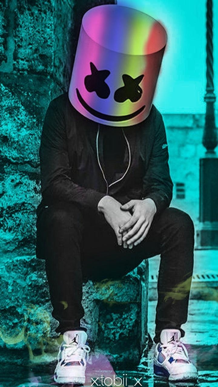 720x1280 Download Marshmello colors Wallpaper, Phone