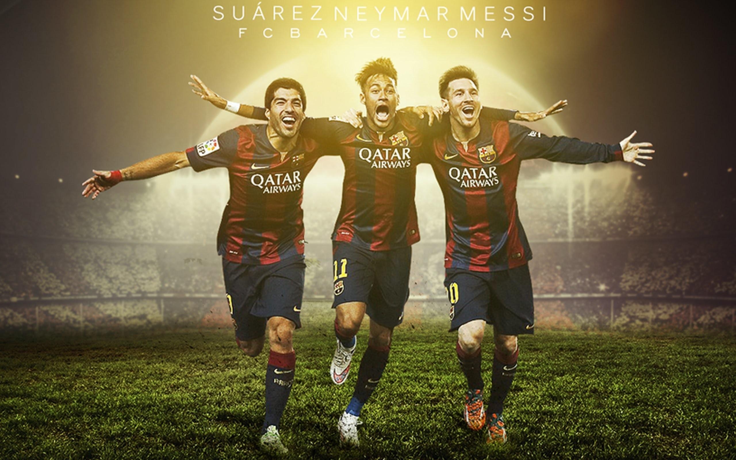 2560x1600 Suarez Neymar Messi Wallpaper Neymar Suarez, Desktop