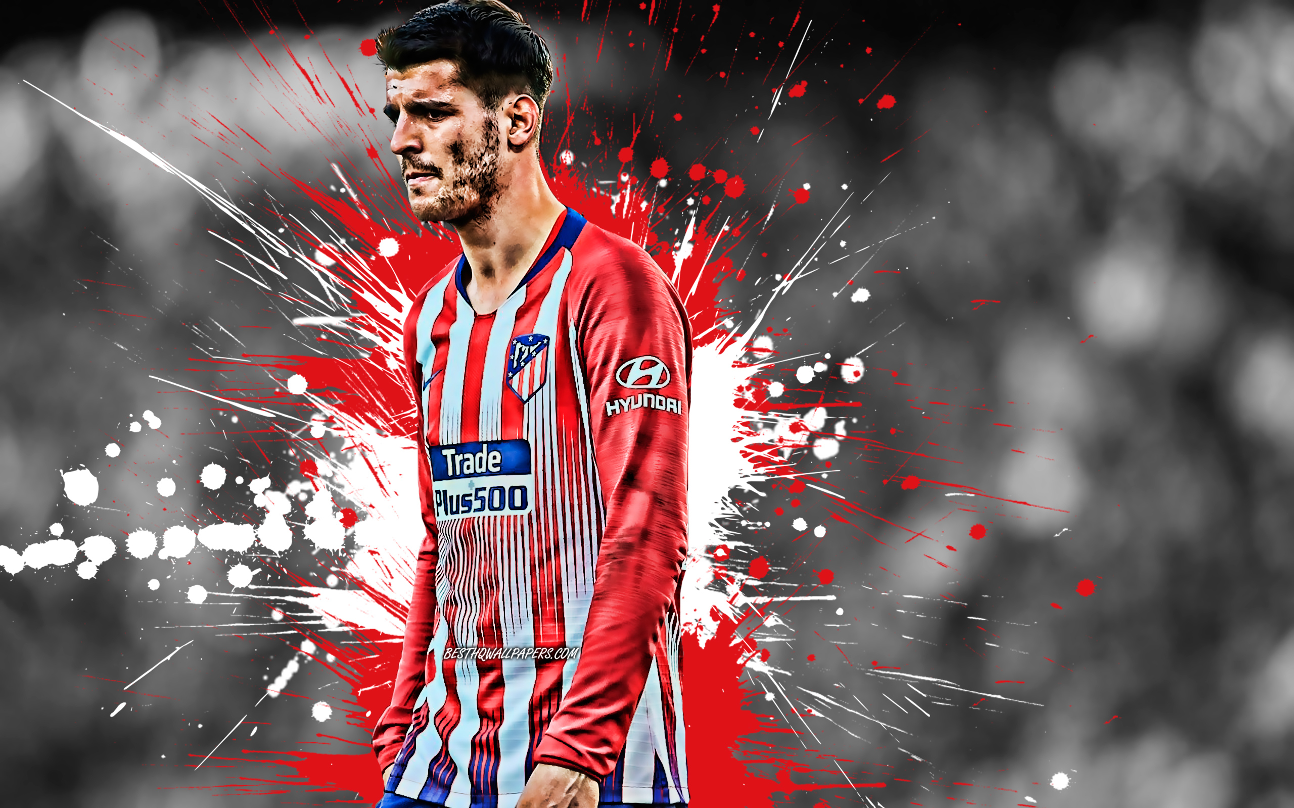 2560x1600 Descargar fondos de pantalla Álvaro Morata, 4k, español, jugador de, Desktop