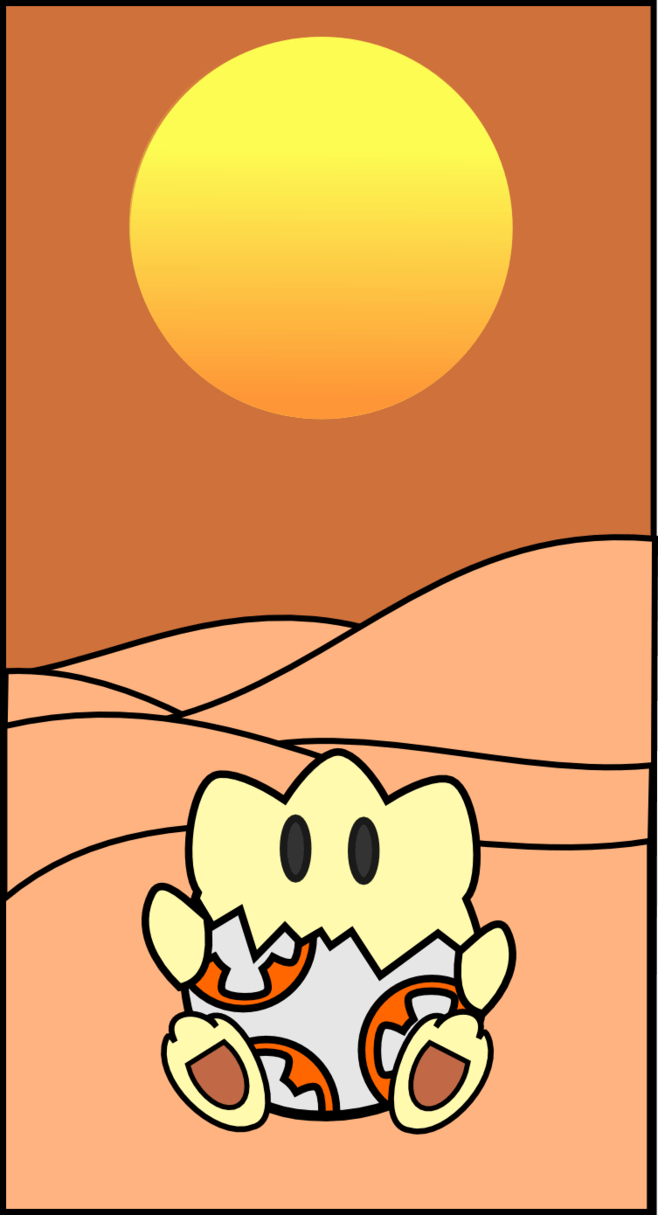 660x1220 BB 8 Togepi In Jakku, IPhone Wallpaper, Phone