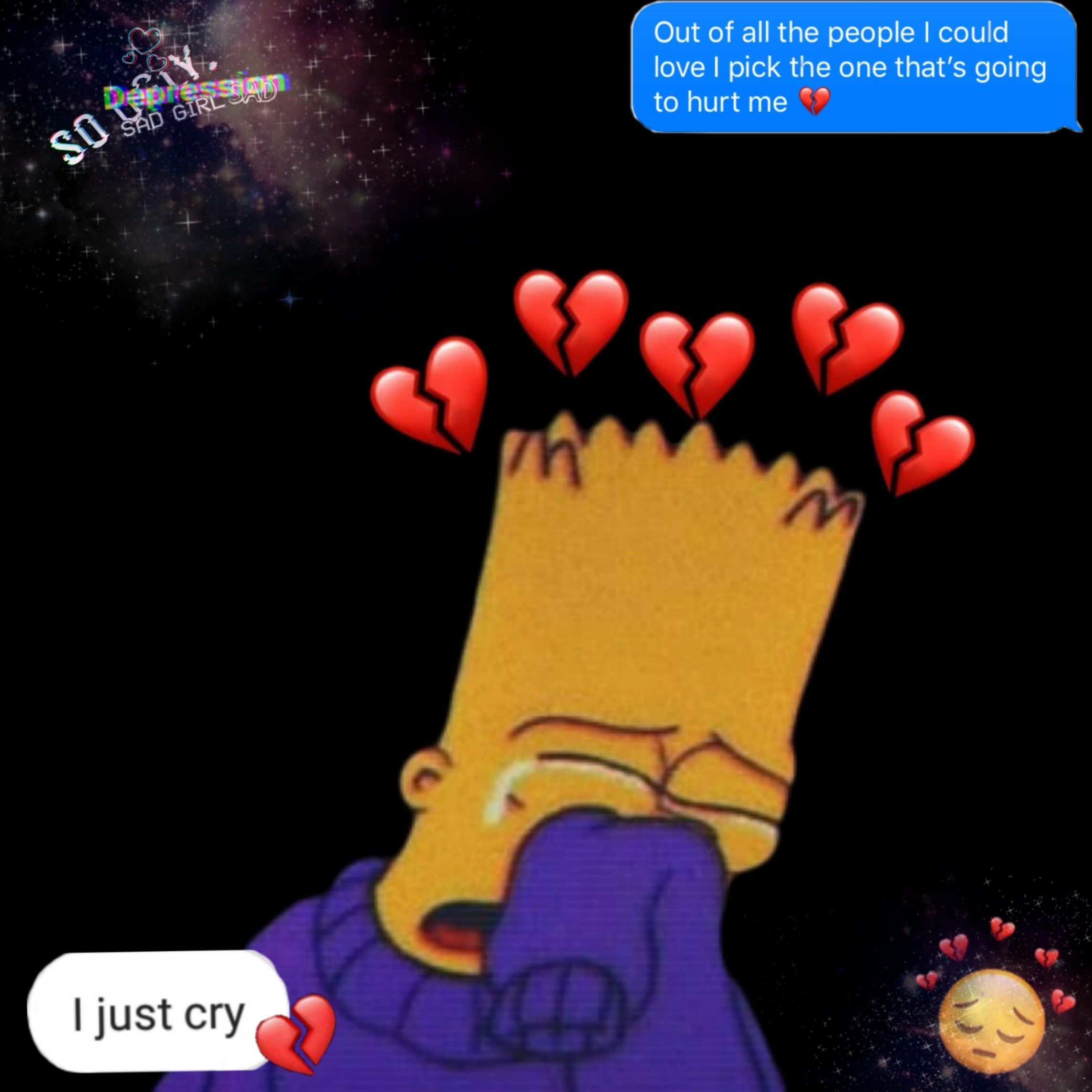 2290x2290 The Simpsons Sad Wallpaper Free The Simpsons Sad, Phone