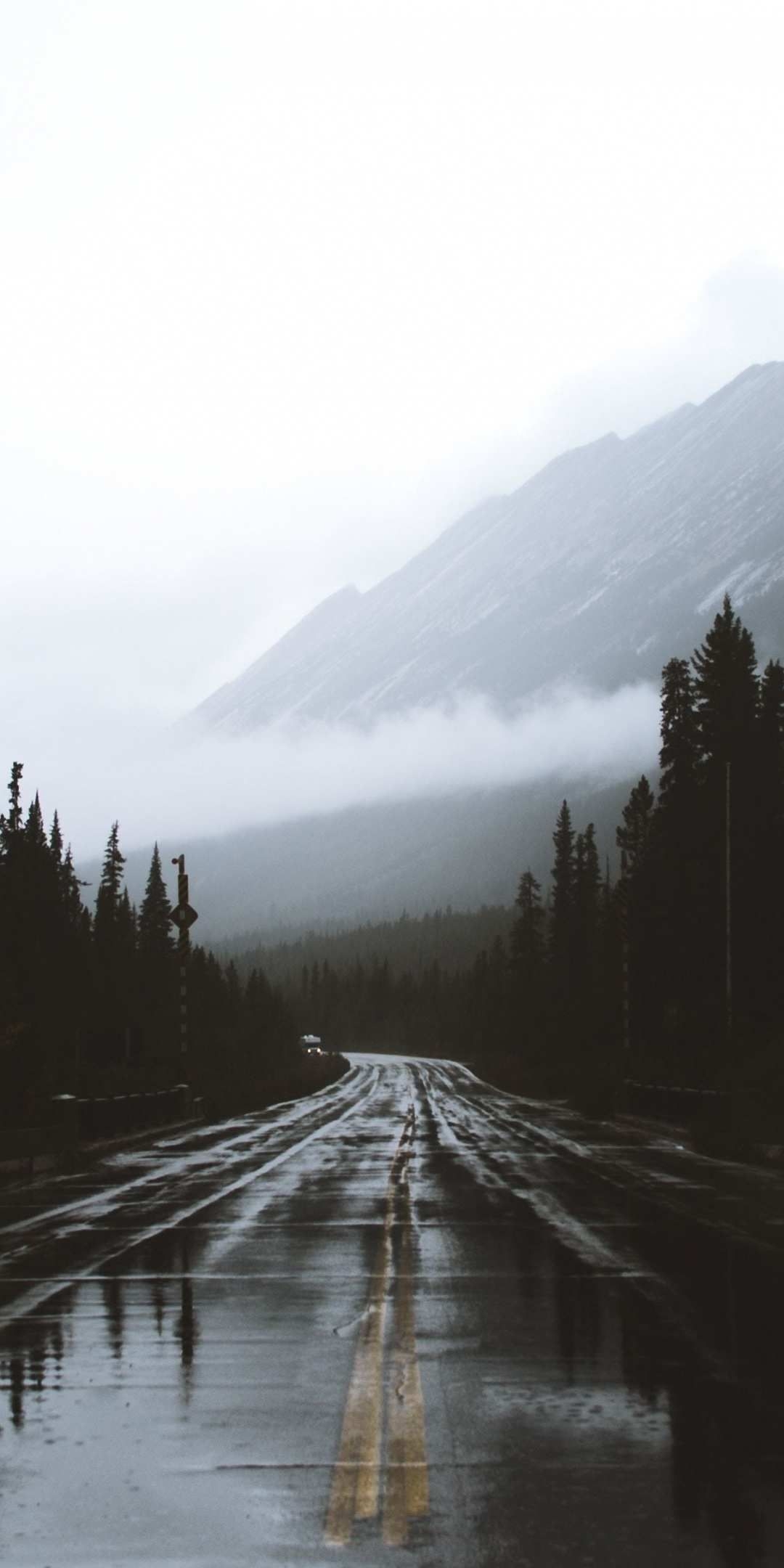 1080x2160 Alberta Canada road rainy day iPhone Wallpaper. iPhone wallpaper landscape, Nature wallpaper, Rainy wallpaper, Phone