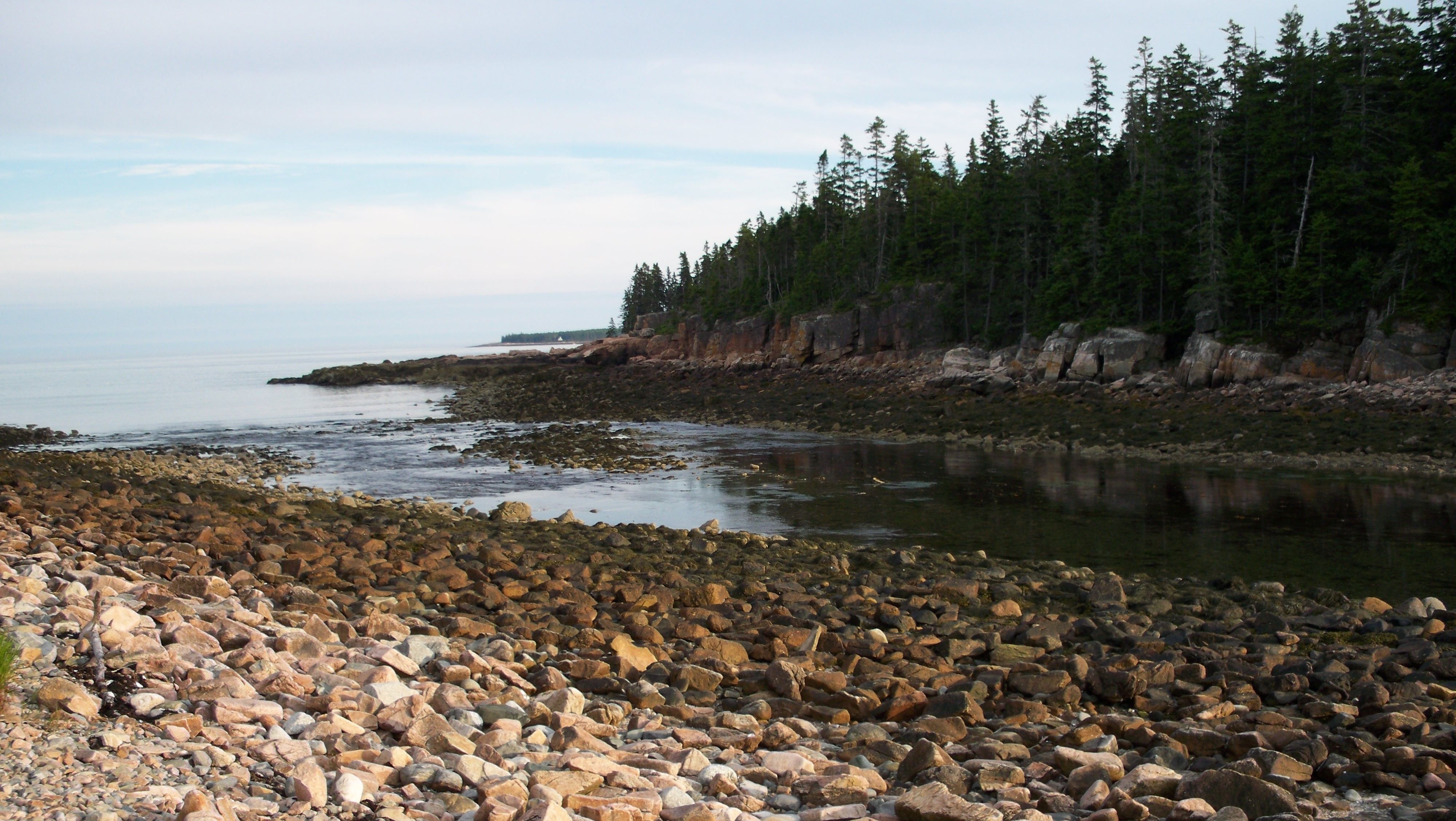 4000x2260 Beach: Acadia National Park Dusk Coast Beach Wallpaper Full HD, Desktop