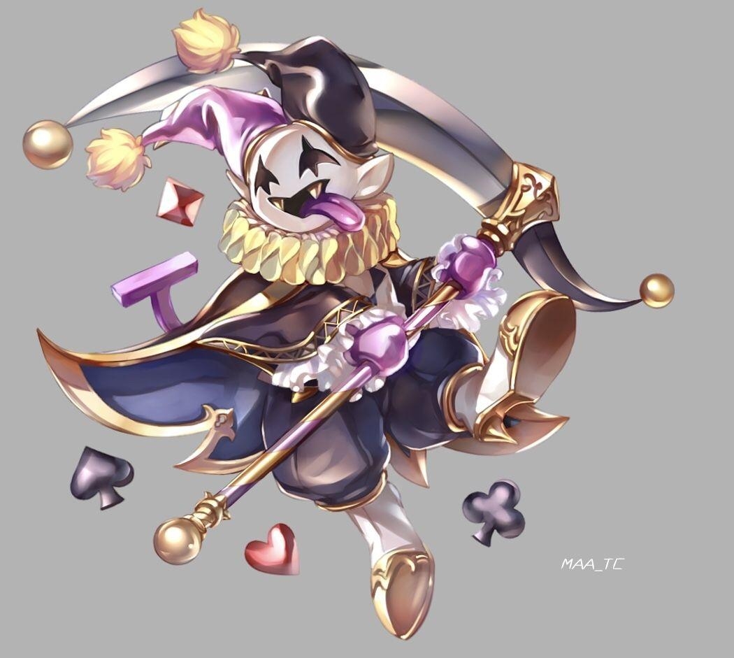 1050x950 Deltarune #Jevil. Anime Wallpaper Fanarts Recopilation, Desktop