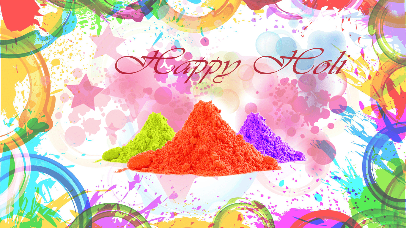 1370x770 Happy Holi Image Picture Wishes Messages Wallpaper HD. Holi HD, Desktop