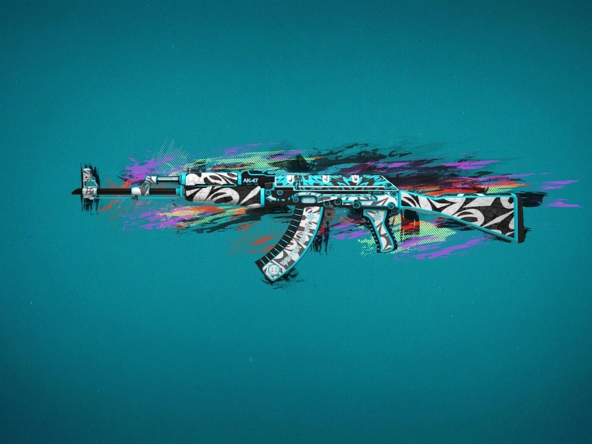 1160x870 Ak47 Colorful Art  Resolution HD 4k Wallpaper, Desktop