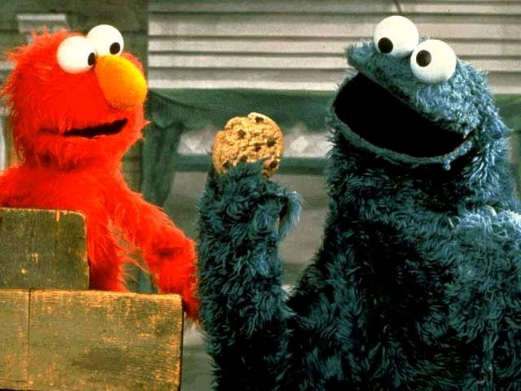 1030x770 Elmo & Cookie Monster, Desktop