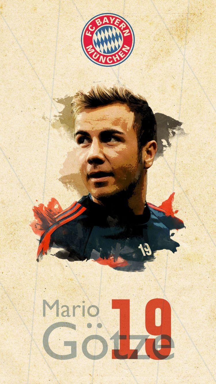 750x1340 Mario Gotze Football Wallpaper HD Mobile iPhone 6s galaxy, Phone