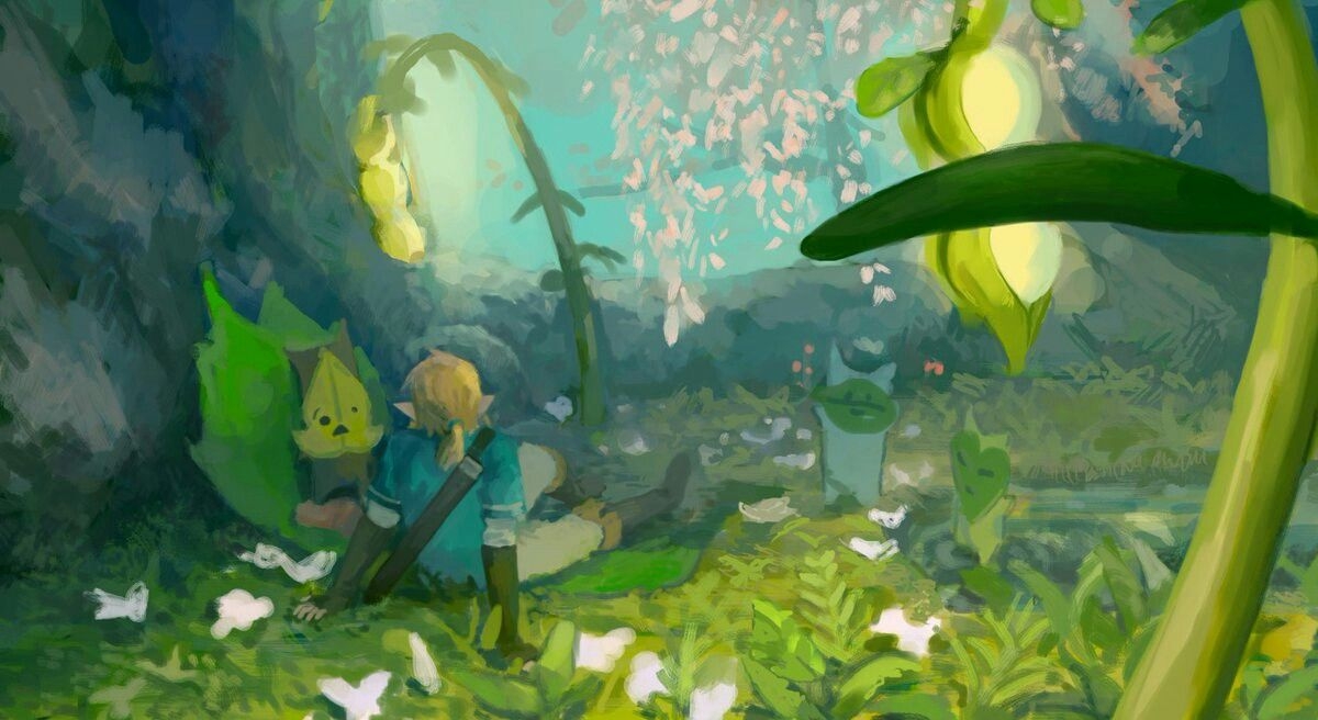 1200x660 Korok forest. Legend of zelda memes, Legend of zelda, Zelda art, Desktop