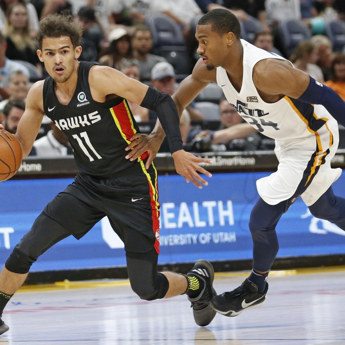 1200x1200 Trae Young Struggles as Hawks Fall to Grayson Allen, Jazz in Utah, Phone