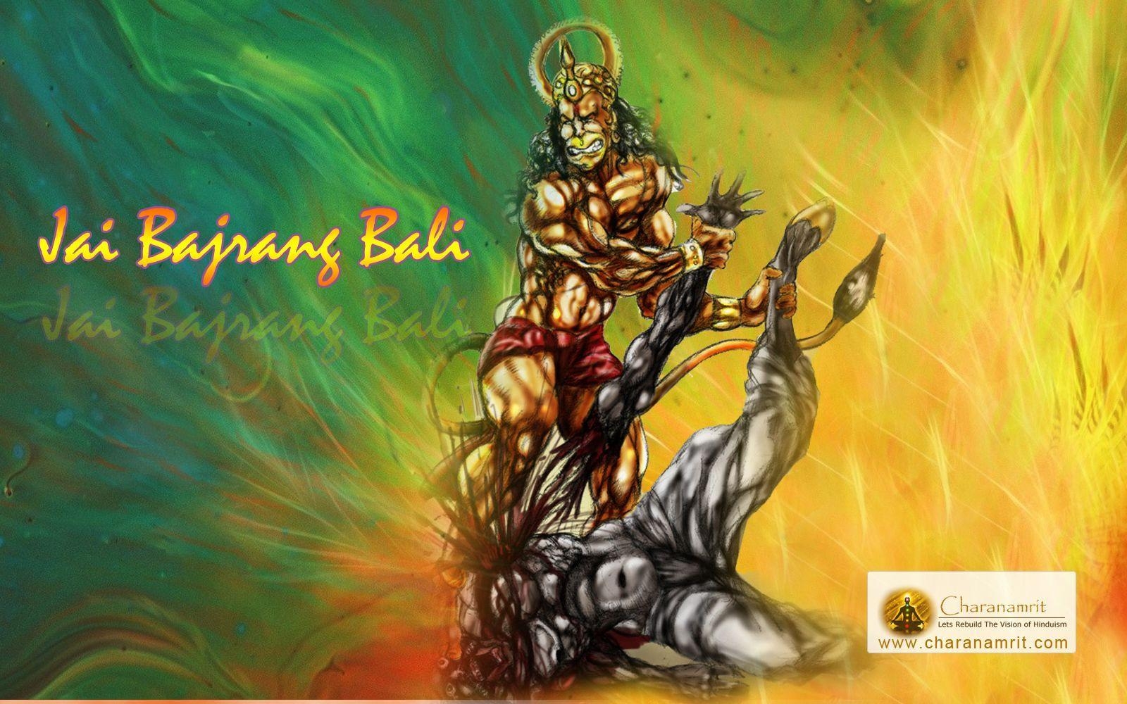 1600x1000 3D Hanuman Angry Wallpaper HD Wallpaper For Desktop, Desktop