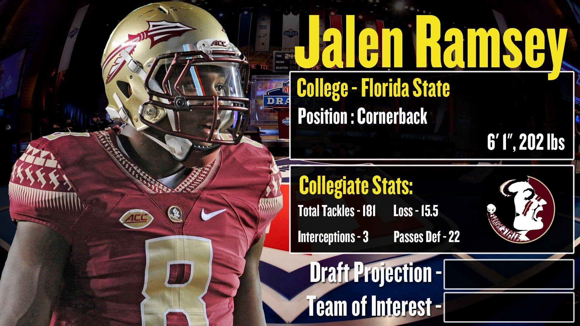 1920x1080 NFL Draft Profile: Jalen Ramsey and Weaknesses +, Desktop