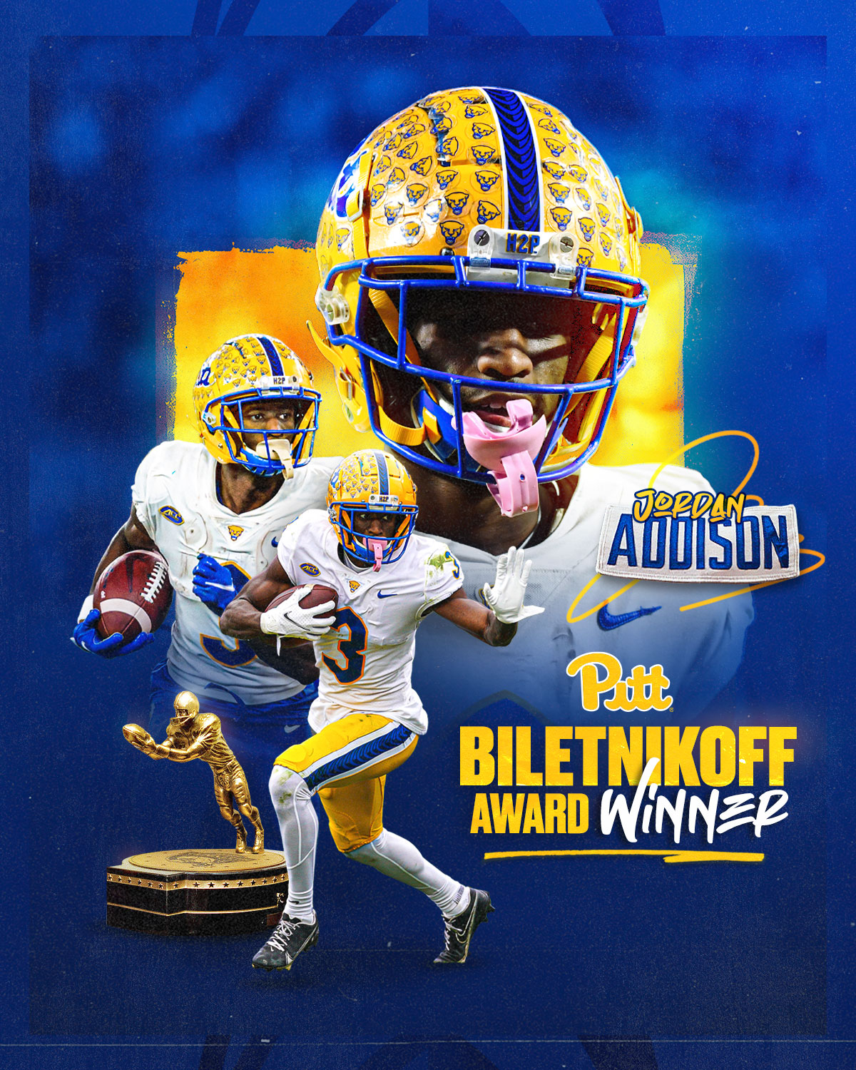 1200x1500 Pitt Football Award, Phone