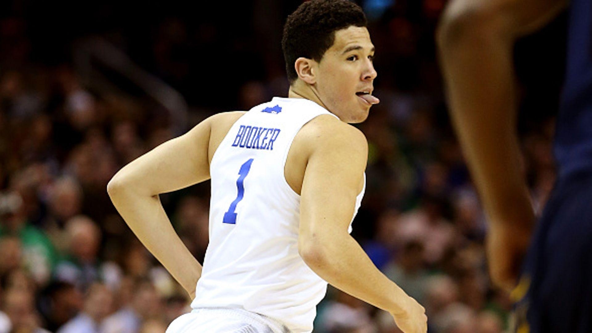 1920x1080 Devin Booker responds to WVU's pregame proclamation with perfect, Desktop