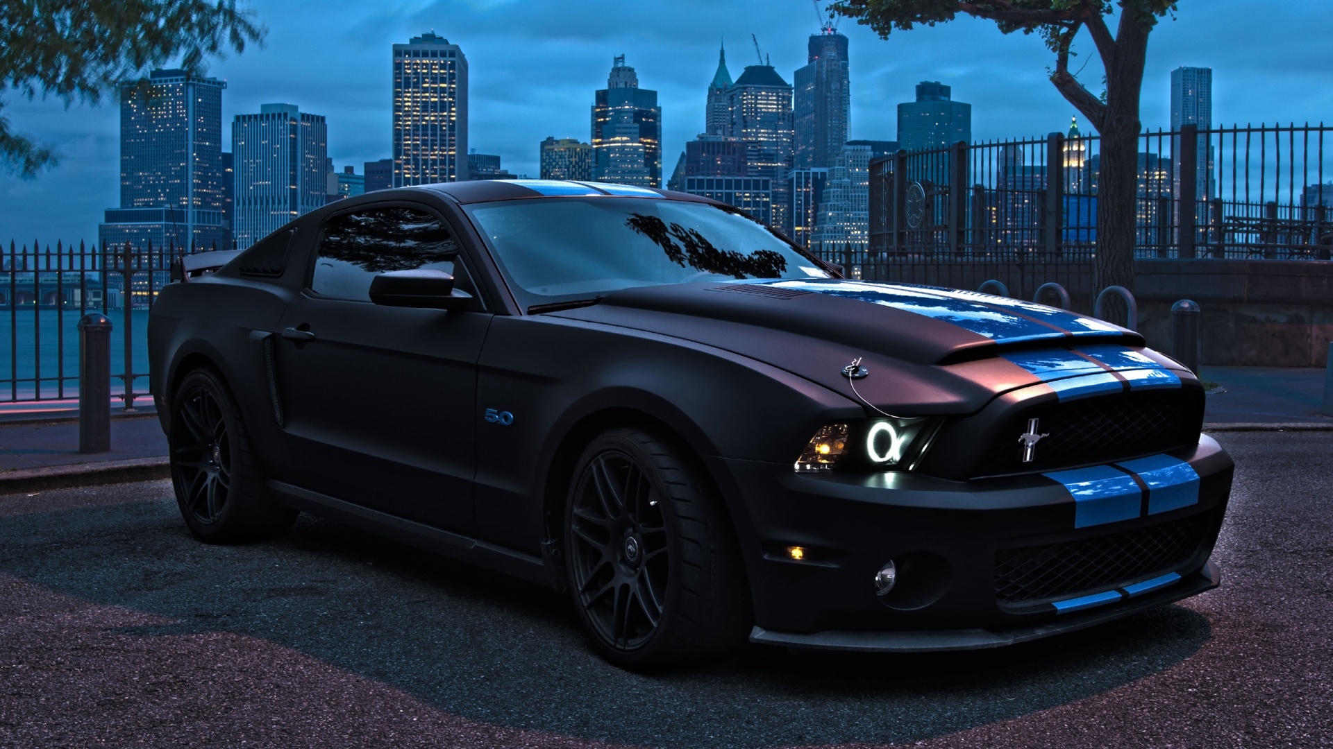 1920x1080 Black Mustang Wallpaper, Desktop