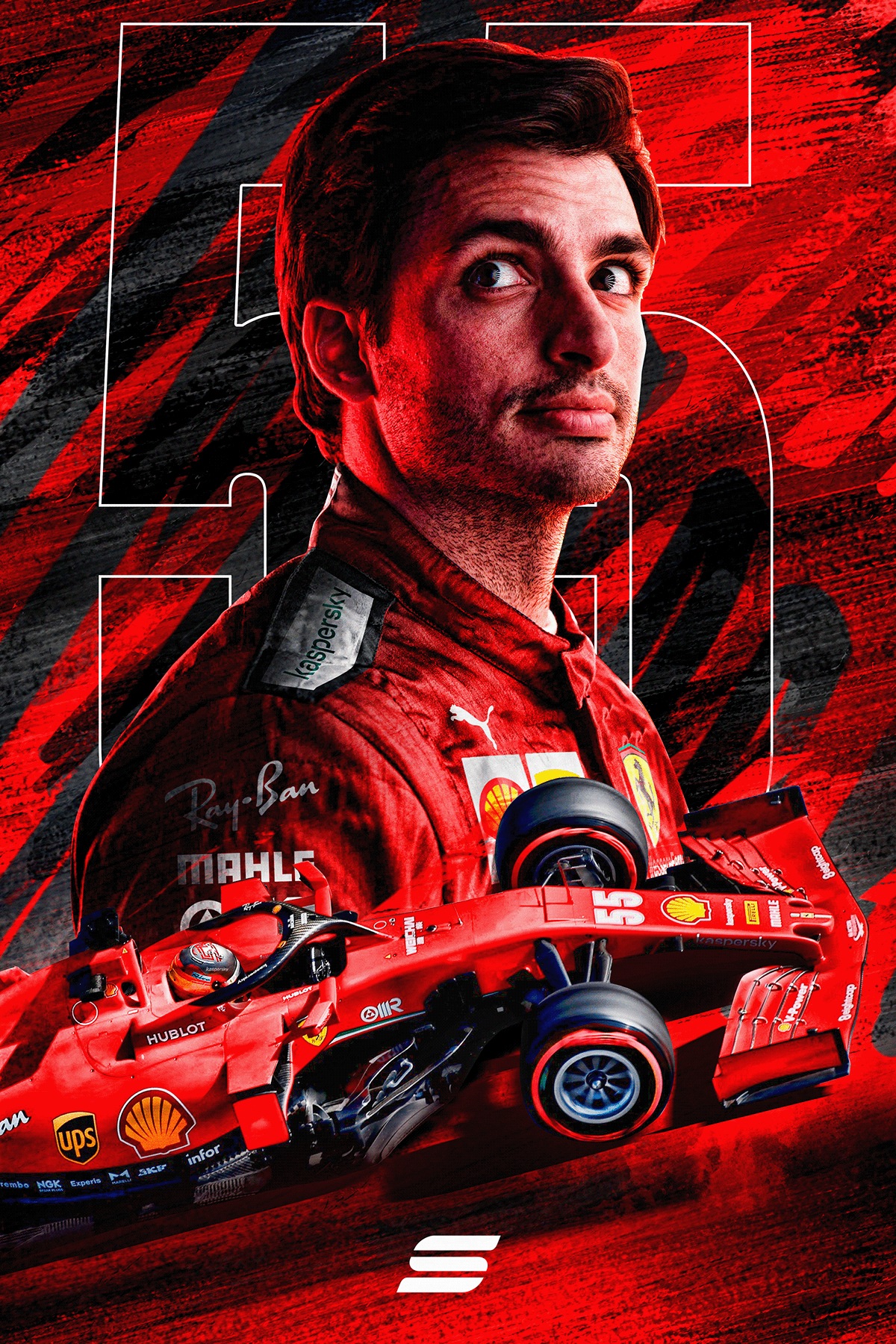 1200x1800 Carlos Sainz at Ferrari Wallpaper made, Phone