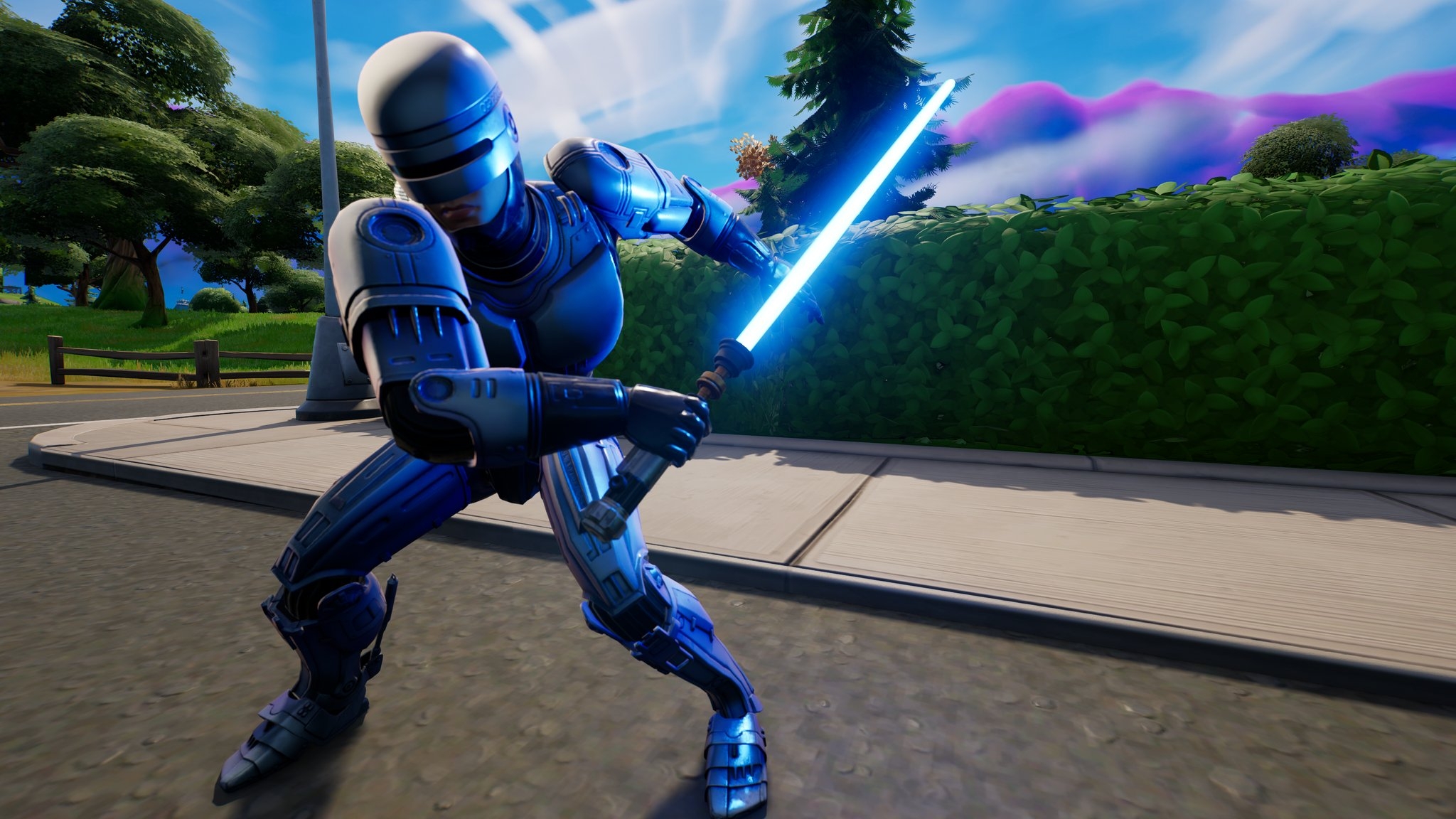 2050x1160 Robocop Fortnite wallpaper, Desktop