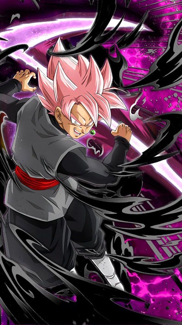 720x1280 Goku Black Rose Wallpaper HD 4k. Anime dragon ball super, Dragon ball wallpaper, Dragon ball super goku, Phone