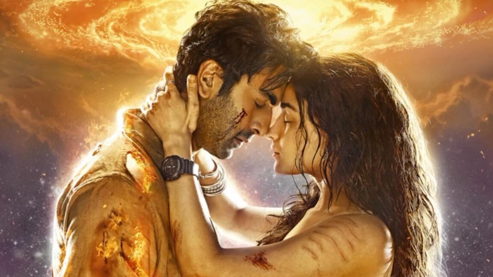 1600x900 Brahmastra: Alia Bhatt Ranbir Kapoor's 'love' Poster Released Ahead Of Wedding, Desktop