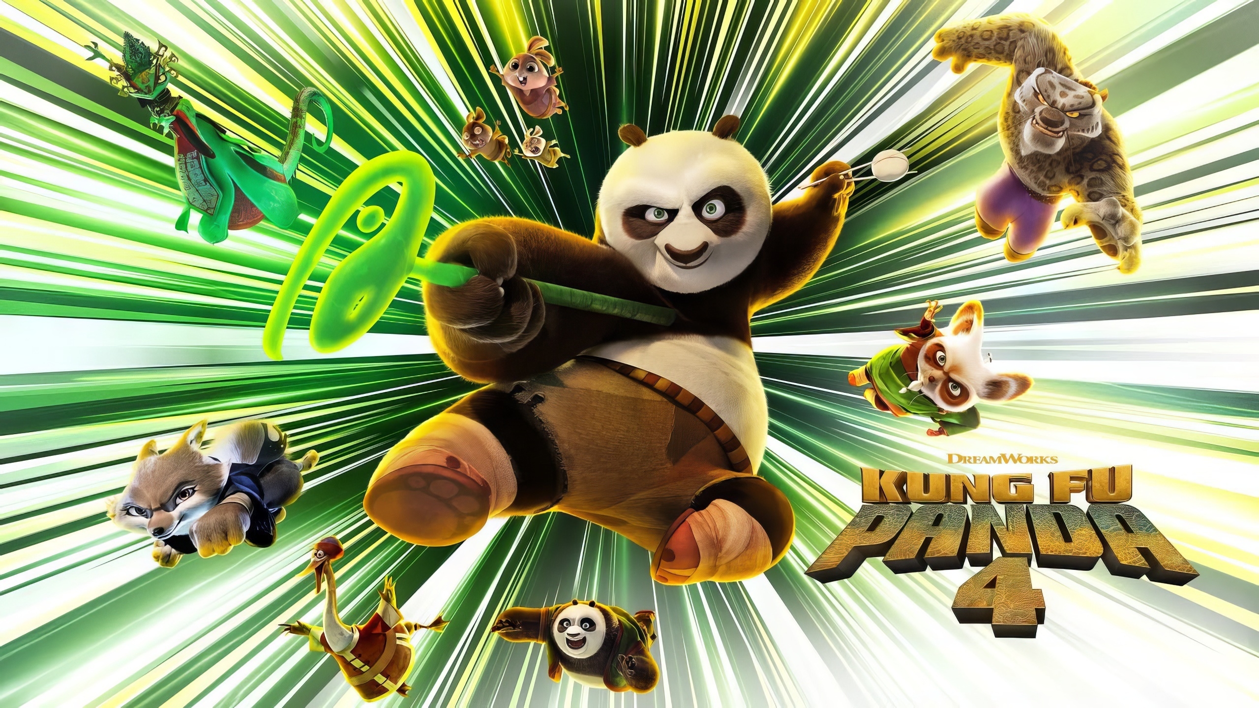 2560x1440 Kung Fu Panda 4 Wallpaper, Desktop