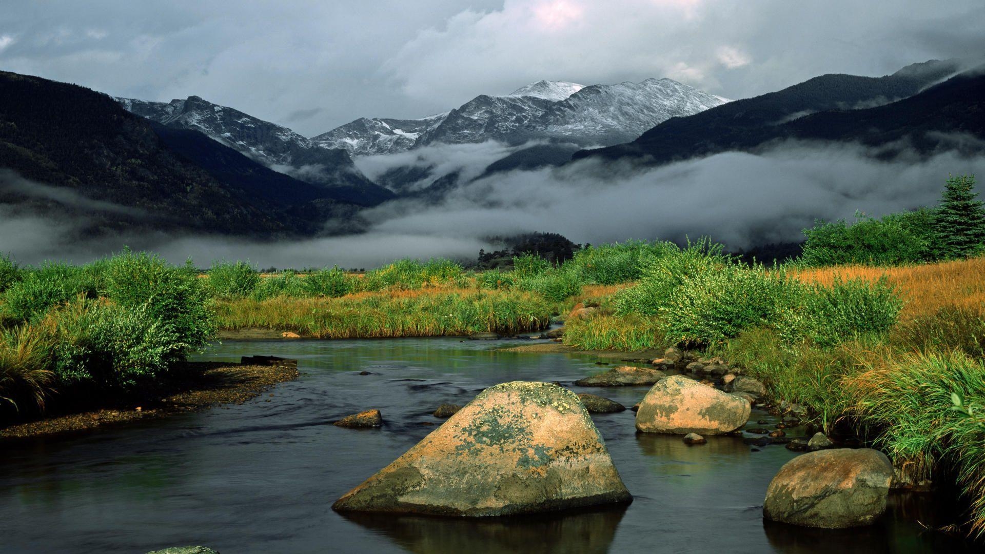 1920x1080 Sunrise Light On Big Thompson River Rocky Mountain National Park, Desktop