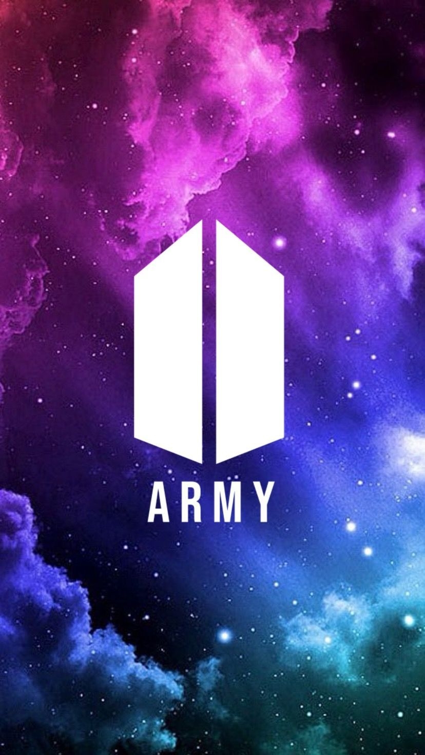 830x1480 BTS Army Logo Wallpaper, Phone