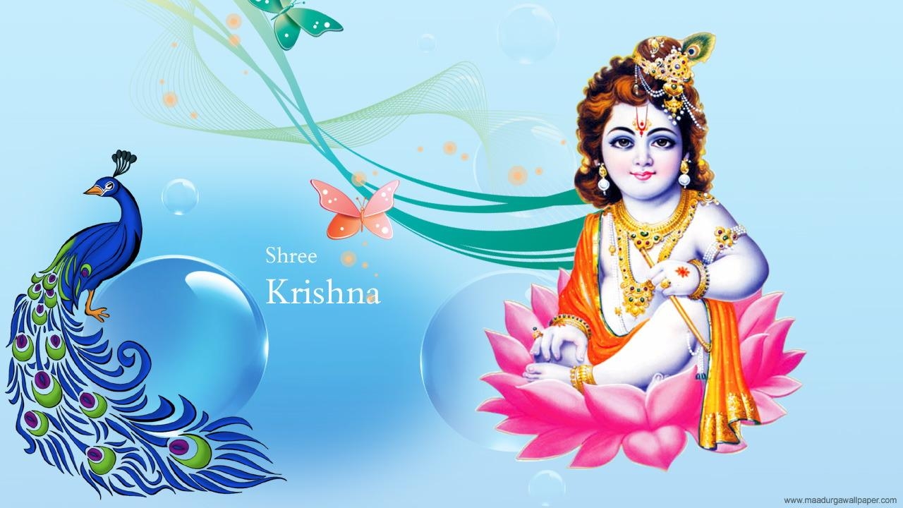 1280x720 Shree Krishna Bhagwan wallpaper, Desktop