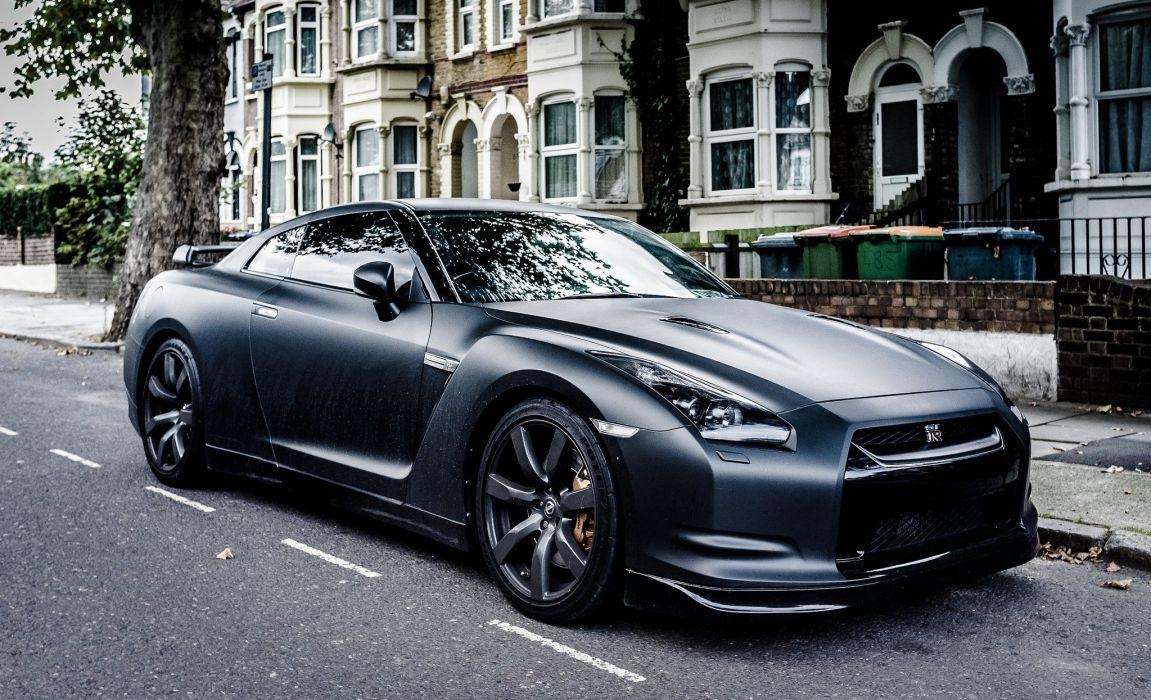 1160x700 GT R Nismo Nissan R35 TUNING Supercar Coupe Japan Noire Black Nero, Desktop