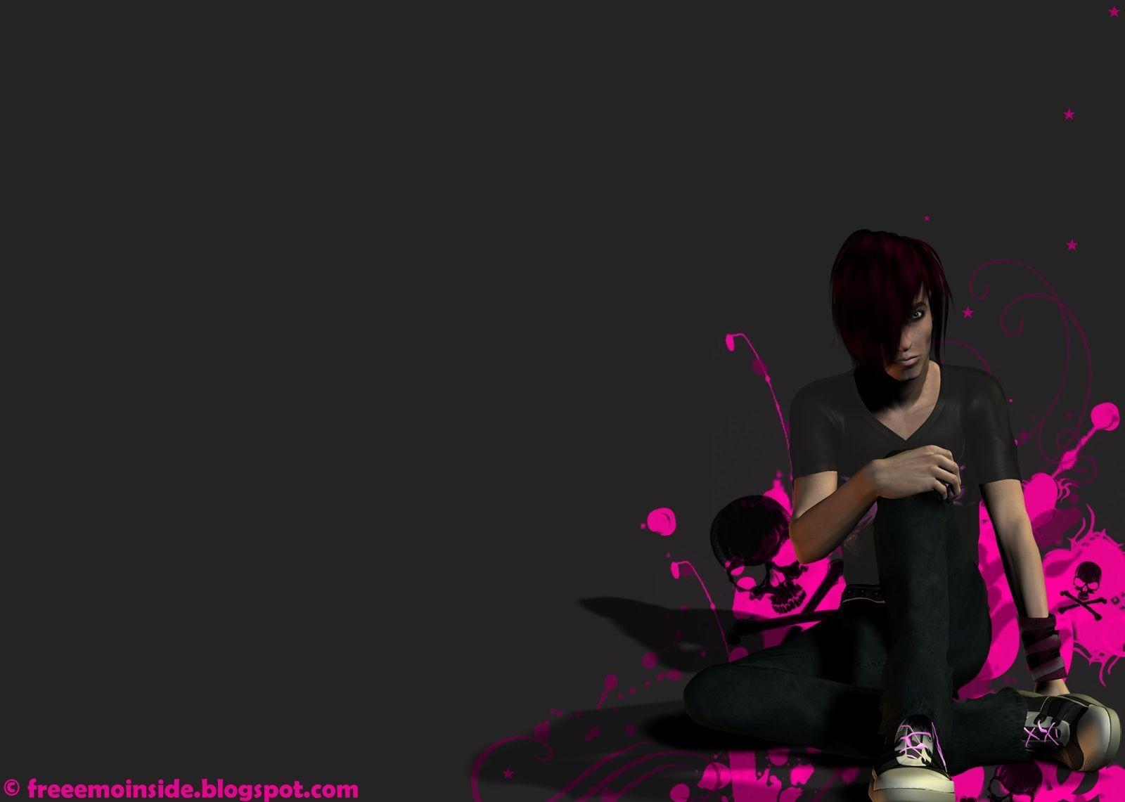 1600x1150 EMO Blog: 3D EMO Boy Wallpaper, Desktop