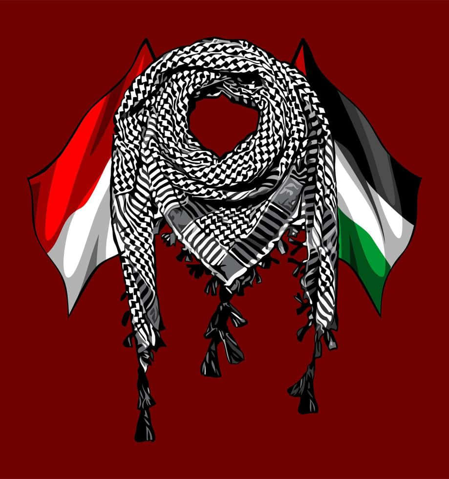 920x980 Flag Of Indonesia And Palestinians, Phone