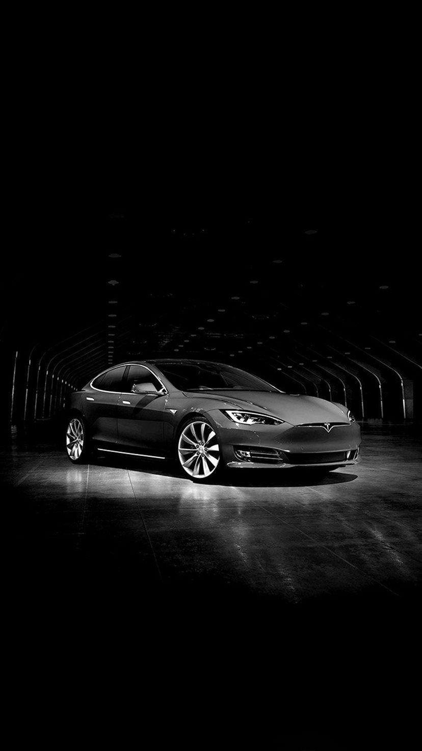 830x1480 Tesla Model Concept Dark Bw Car iPhone 8 wallpaper. Car, Phone