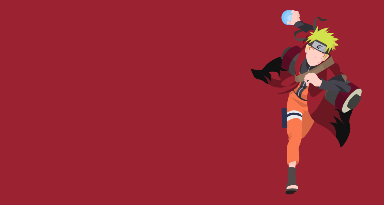 1350x720 Naruto Sage Mode Minimalist Wallpaper, Desktop