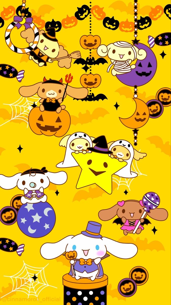 680x1200 Cinnamoroll Halloween Wallpaper. Hello kitty art, Sanrio wallpaper, Kawaii background, Phone