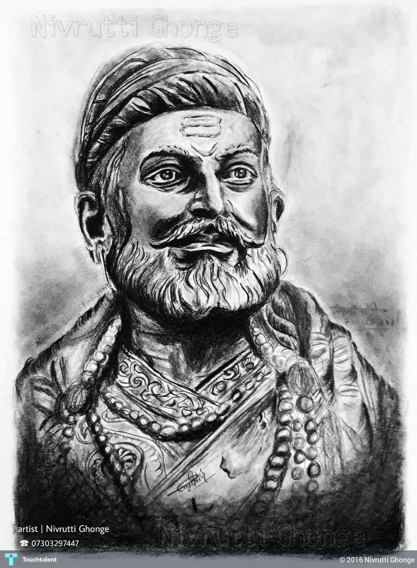 830x1130 Shivaji Maharaj HD Wallpaper Maharaj 3D Sketch Wallpaper & Background Download, Phone